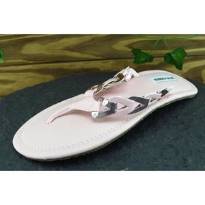 Steve Madden Sz 8.5 M Pink Flip Flop Synthetic‎ Women Sandals